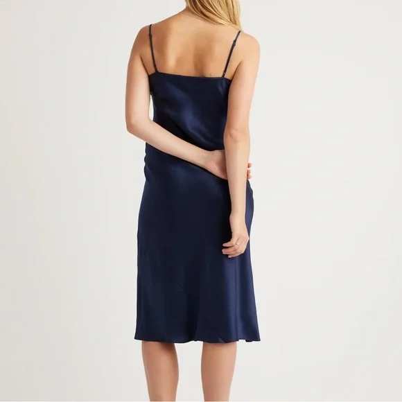 Quince Navy Blue Dress - Picture 7 of 7